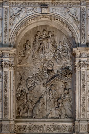 Altare marmoreo dei Magi, Cappella del Duomo di Orvieto, scultura rinascimentale