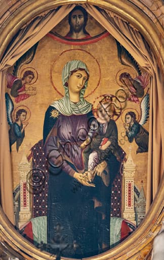 Affresco della Madonna di San Brizio nella volta della Cappella Nova, Duomo di Orvieto